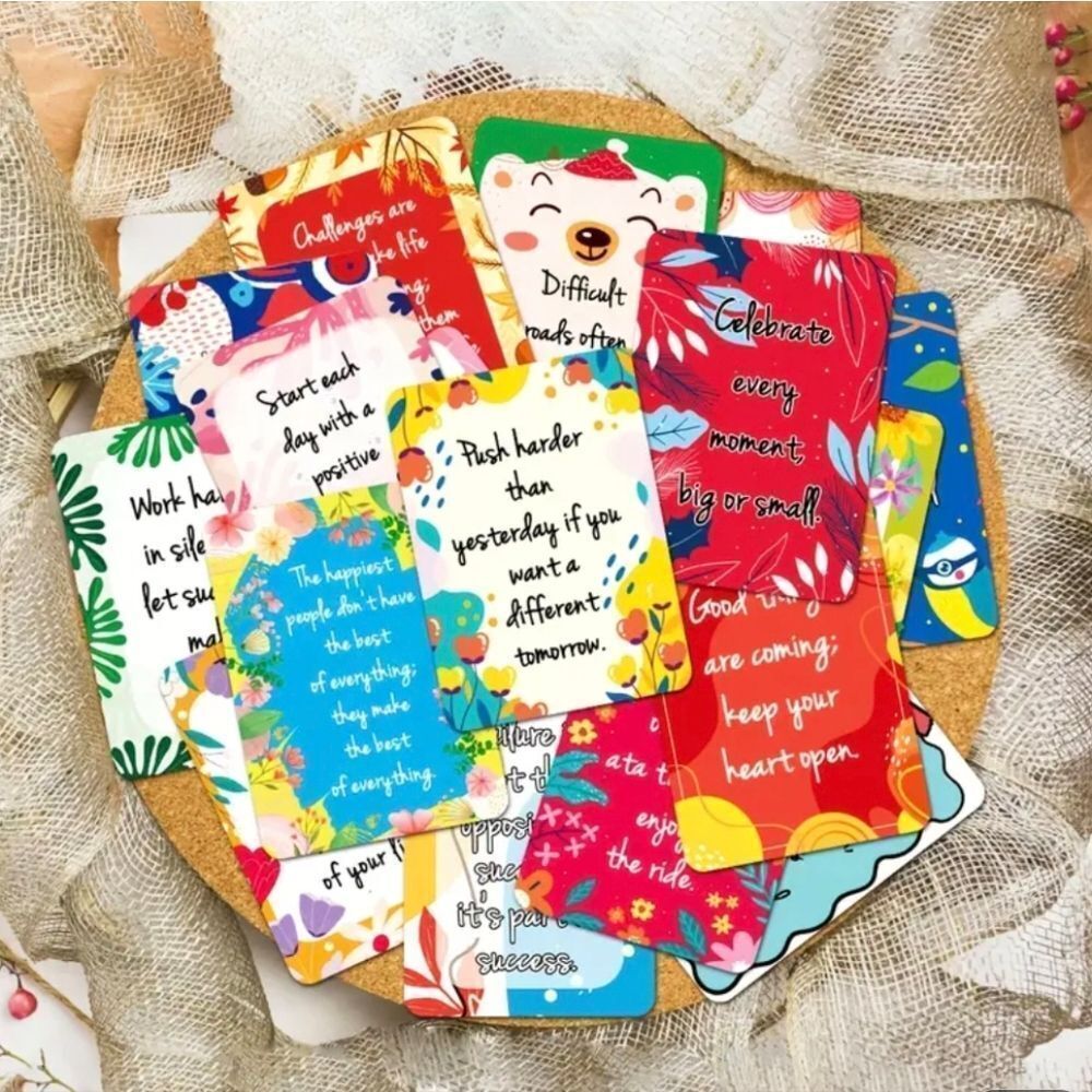 50 Motivational Inspirational Affirmation Cards